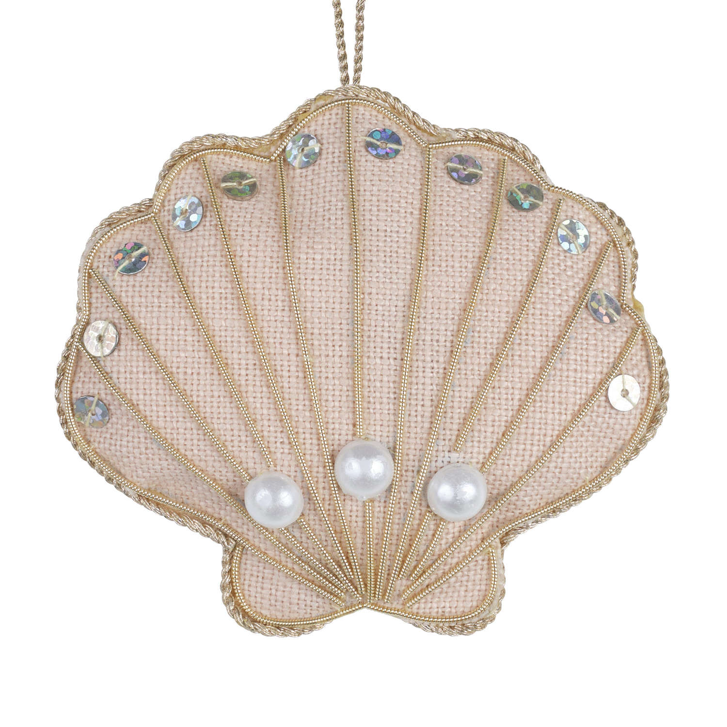 Oyster Shell Limited Edition Vintage Sandy Pink Hanging Decoration