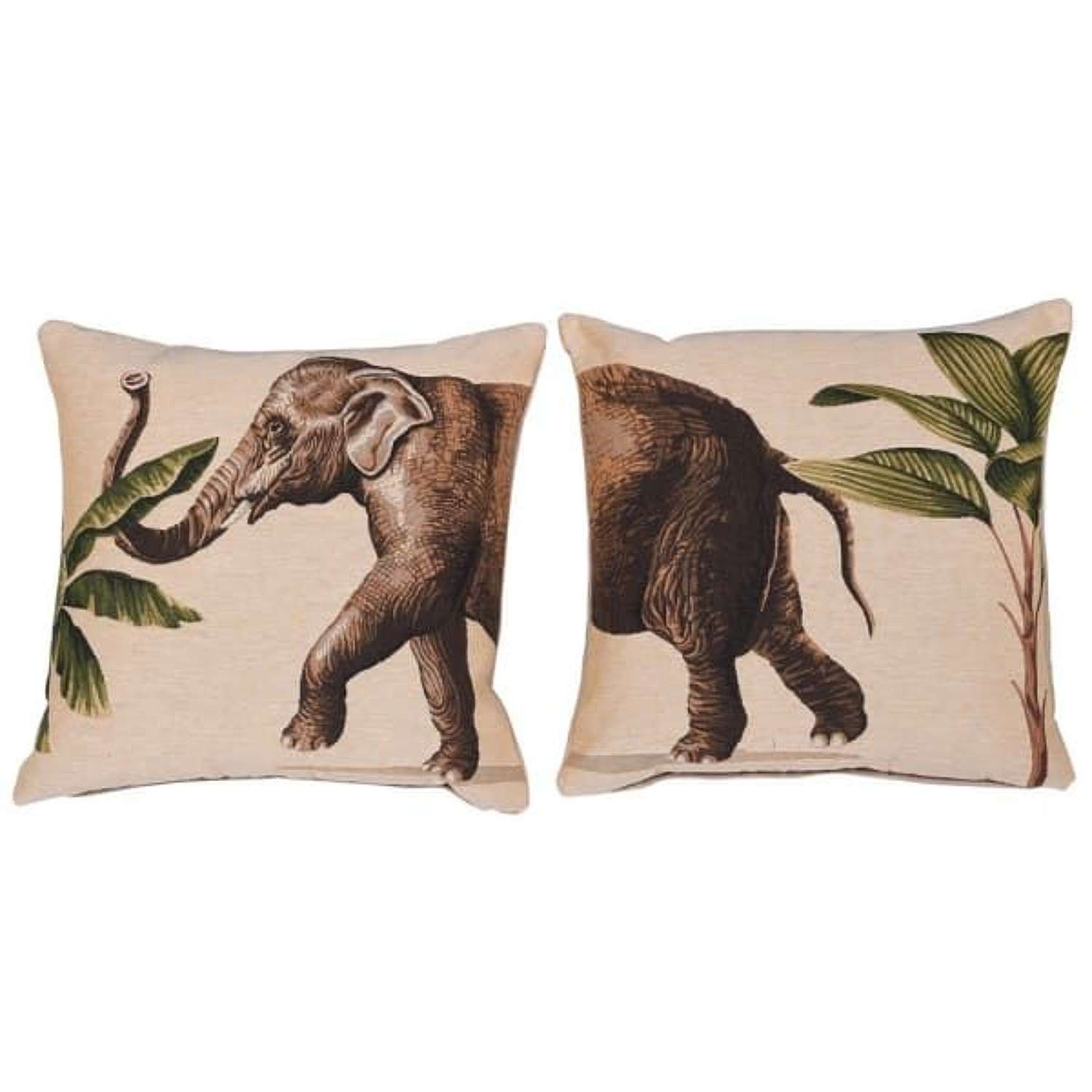 Two Part Elephant Cushion Covers