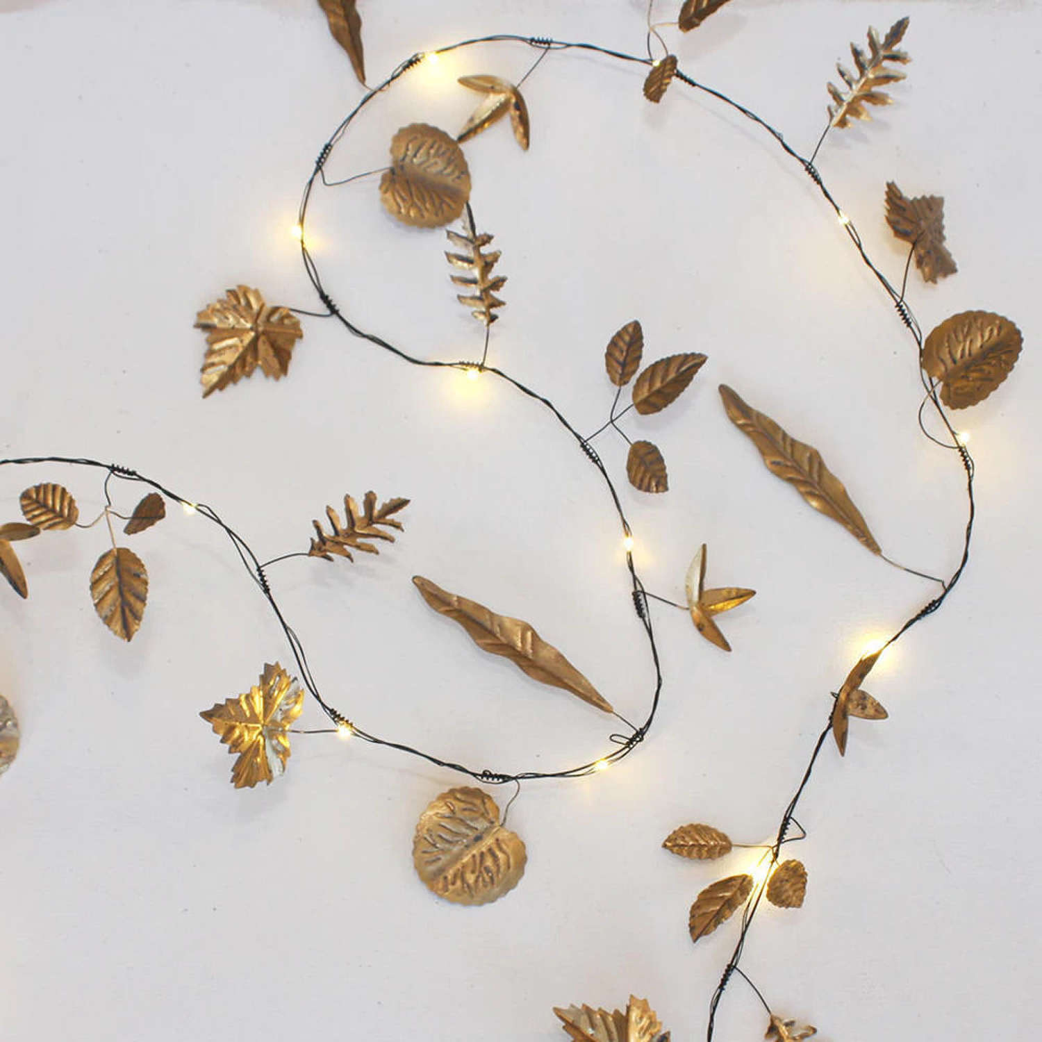Lightstyle London - Gold Leaves 20 LED Light Chain