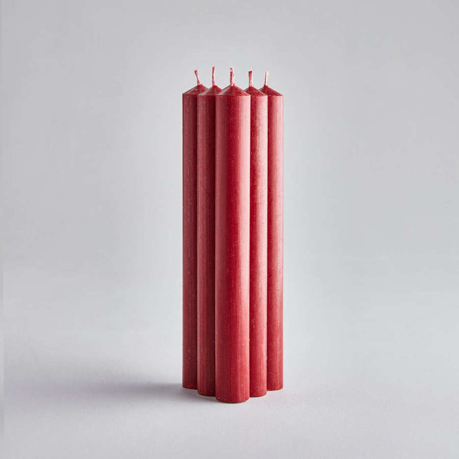 St Eval - 7/8" Red Dinner Candles Gift Pack