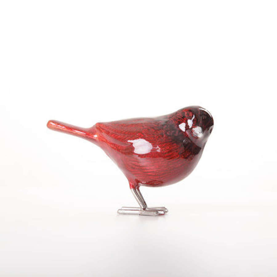 Tilnarart - Brushed Red, Aqua or Lime Recycled Aluminium Bird